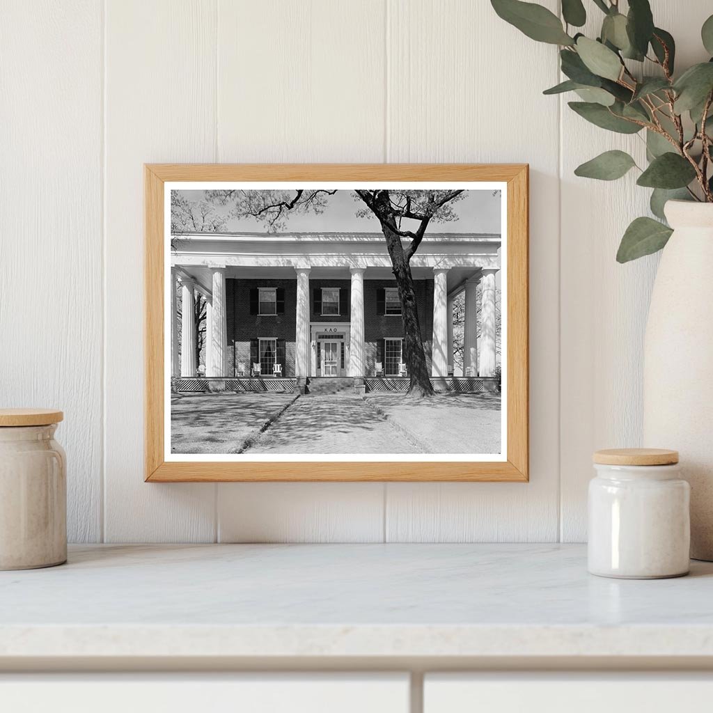 K.A. Theta House, Athens GA, 1845 Historical Photo