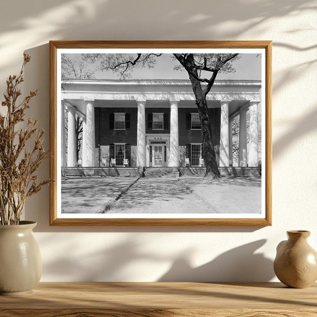 K.A. Theta House, Athens GA, 1845 Historical Photo