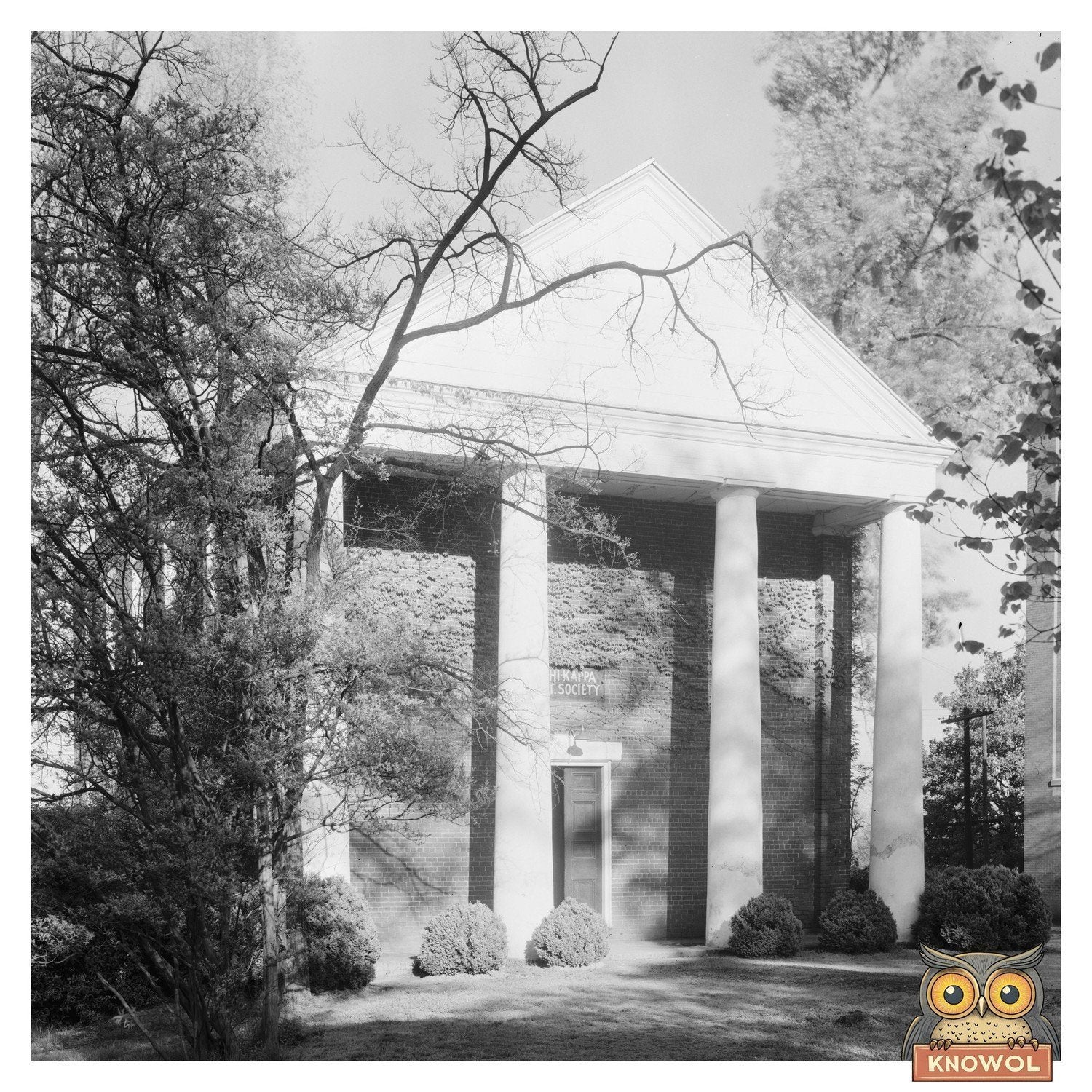Historic Athens Building, Georgia 1836 - Vintage Photo