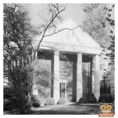 Historic Athens Building, Georgia 1836 - Vintage Photo