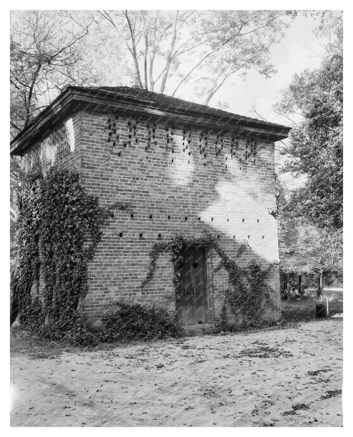 Historic 1830 Structure in Columbus, GA - 1957 Photo