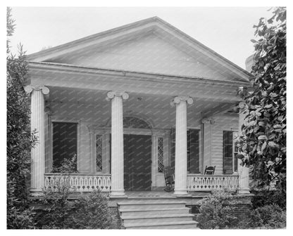 Render-Wilcox House, La Grange, GA - 1843 Vintage Photo