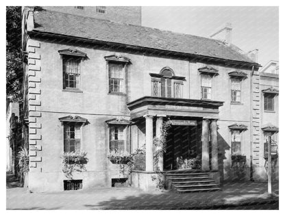 Historic Pink House in Savannah, Georgia, 1789