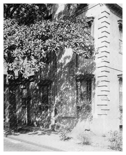 The Pink House, Savannah GA, Historic Photo 1789