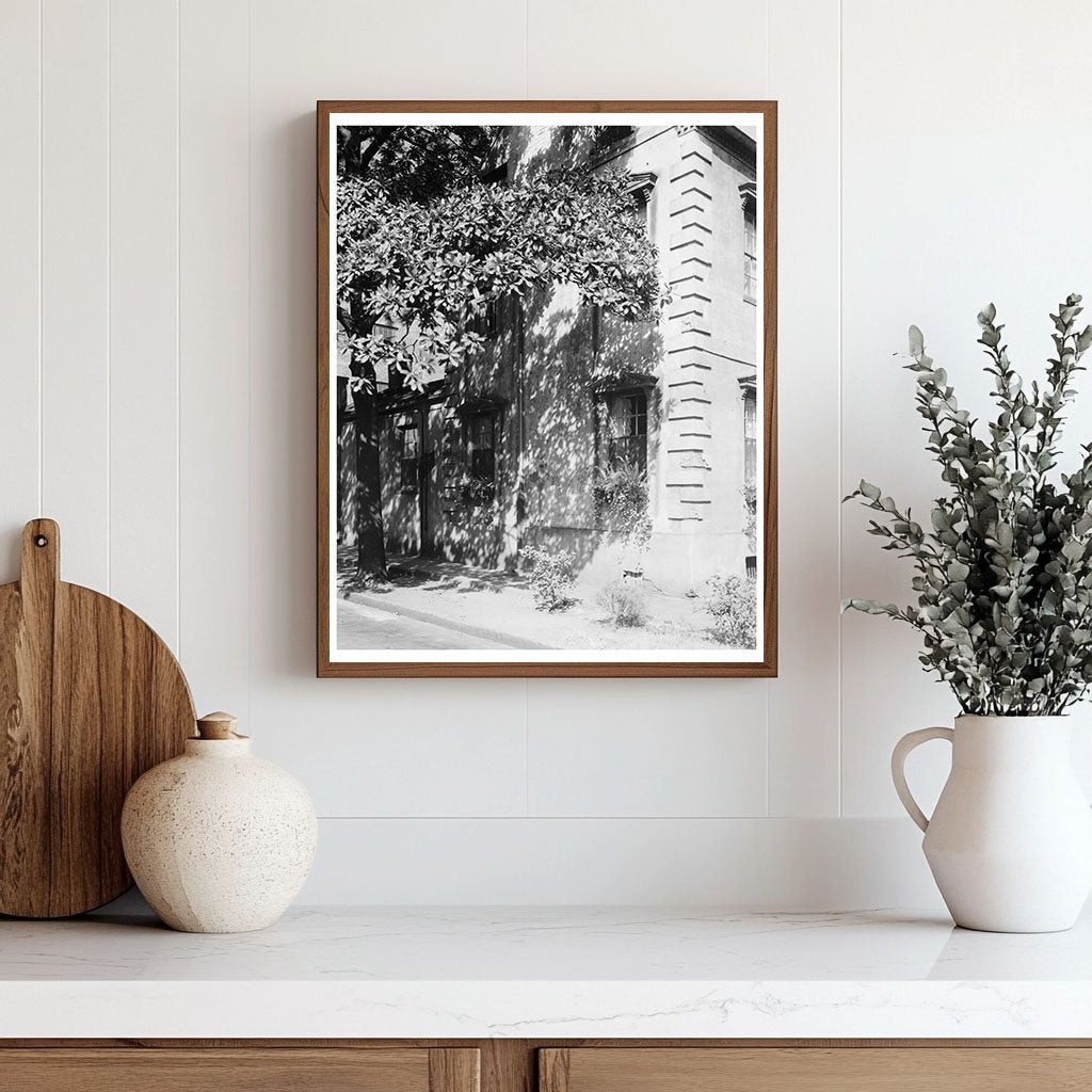 The Pink House, Savannah GA, Historic Photo 1789