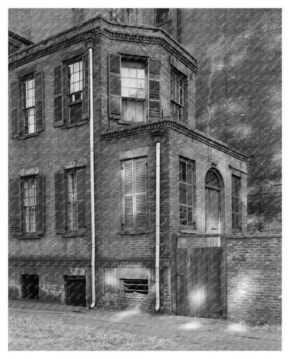 1818 Architectural Gem in Savannah, GA - Vintage Photo