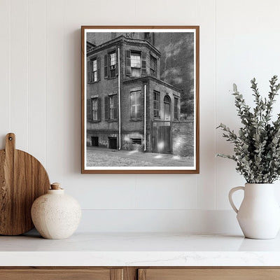 1818 Architectural Gem in Savannah, GA - Vintage Photo