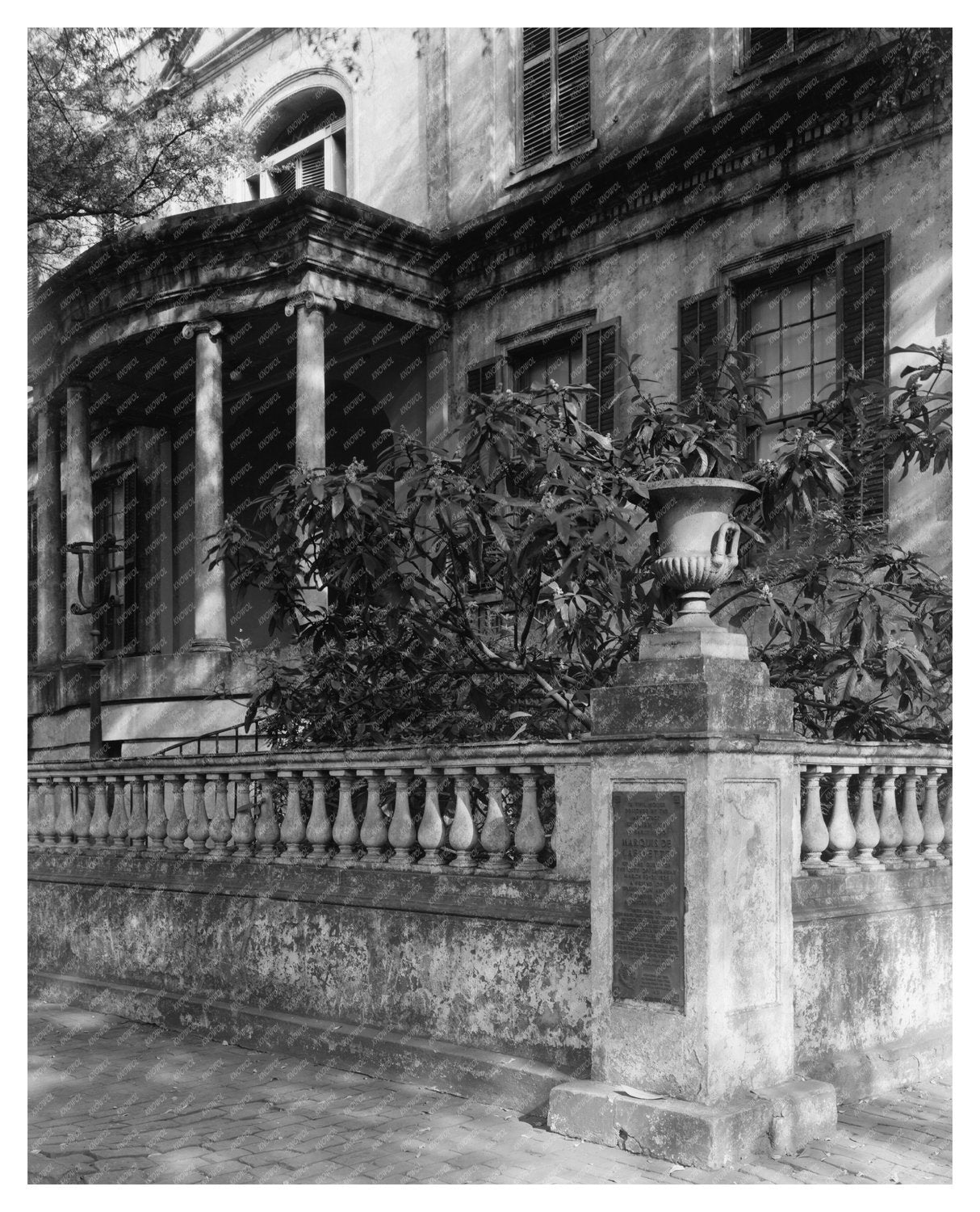 Historic House in Savannah, GA (1816-1819) Vintage Photo
