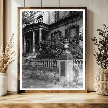 Historic House in Savannah, GA (1816-1819) Vintage Photo