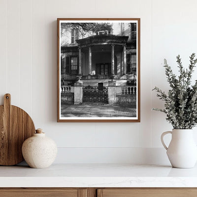 Historic Home in Savannah, GA (1816-1819) - 1957 Photo