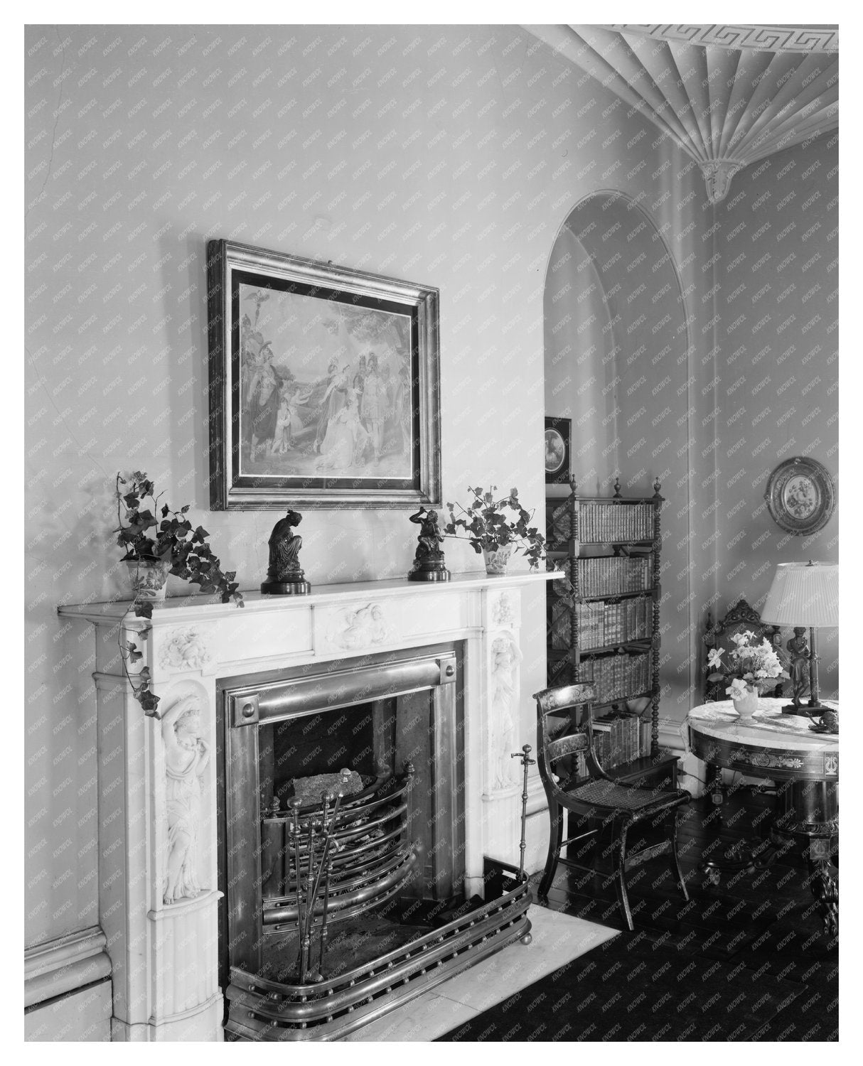 Historic Savannah Building Interior, Georgia 1816-1819