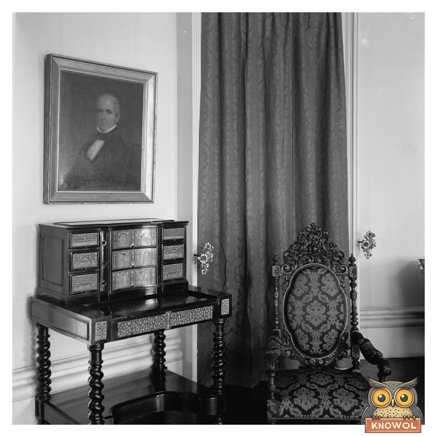 Vintage Savannah School Interior Photo, Georgia 1819