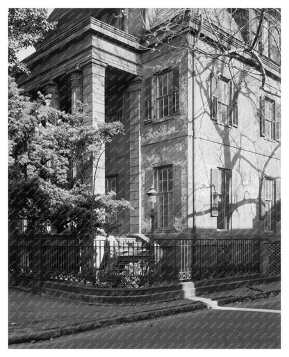1844 Savannah Home - Vintage Architecture Photo, Georgia