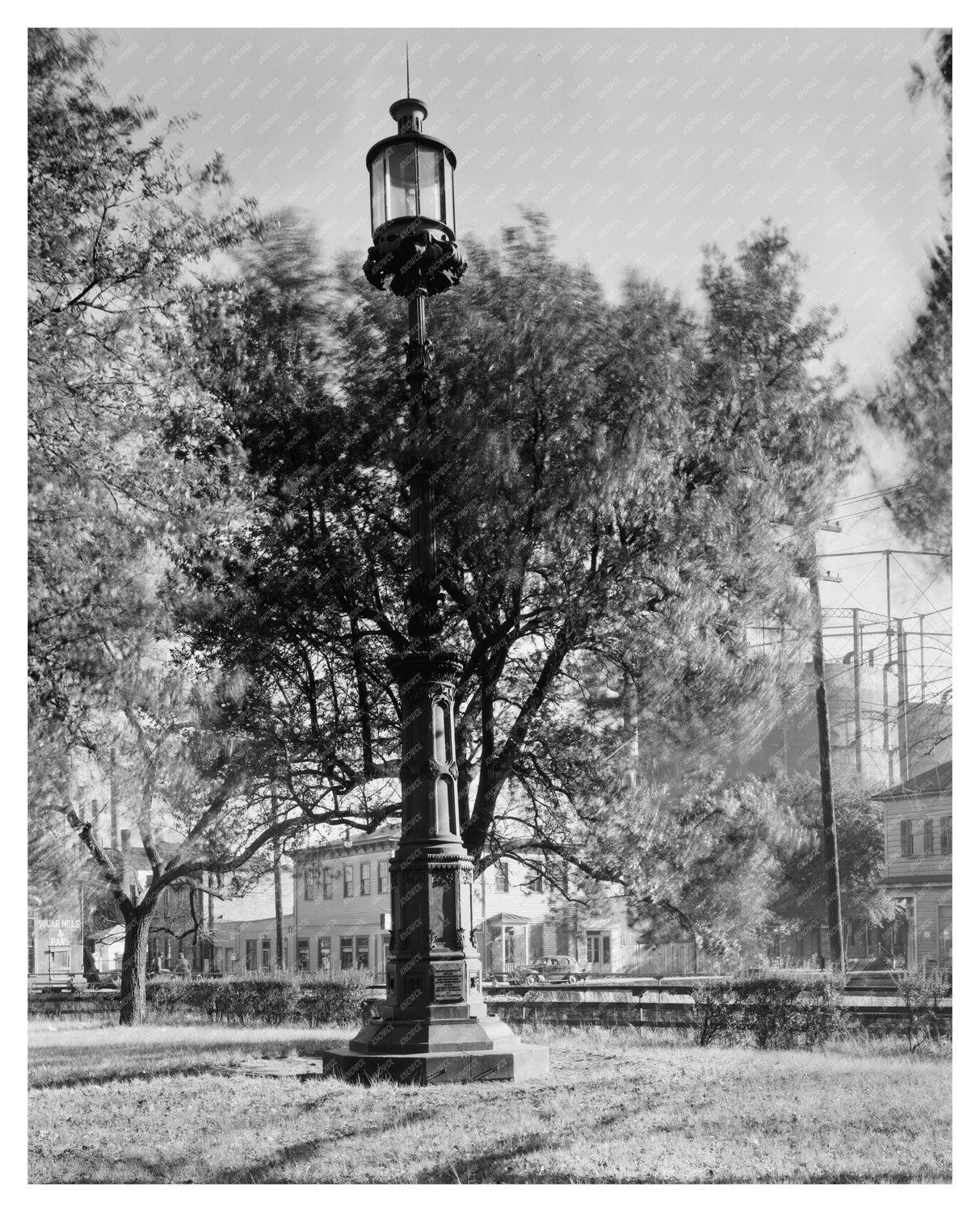 Savannah Harbor Light, Georgia, 1957 Vintage Photo