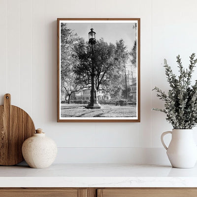 Savannah Harbor Light, Georgia, 1957 Vintage Photo