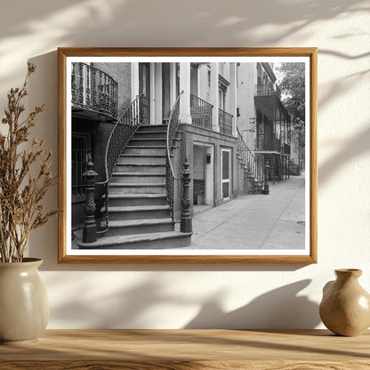 Twin Houses in Savannah, GA - 1850 Architectural Photo
