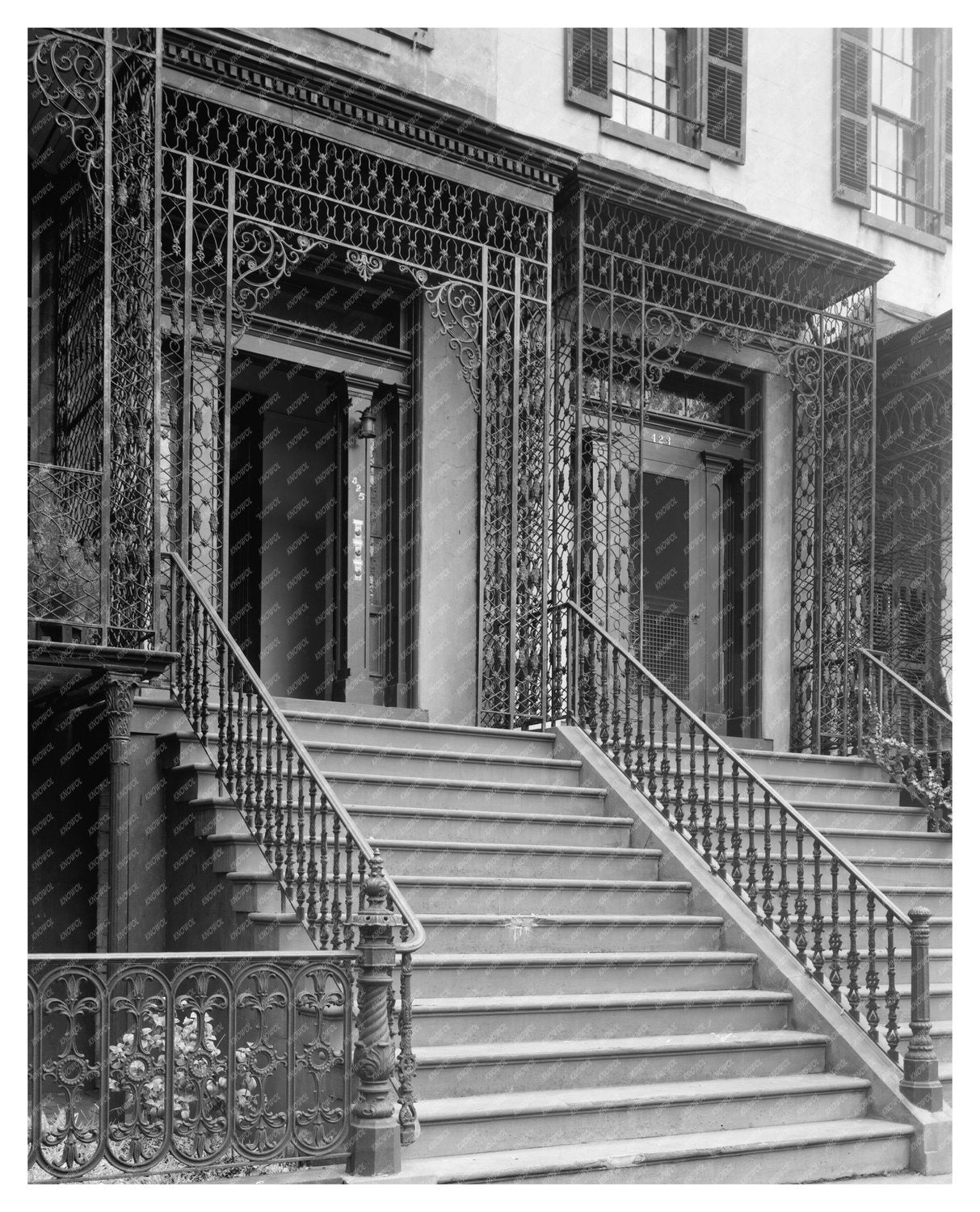Twin Houses in Savannah, GA - Built 1850