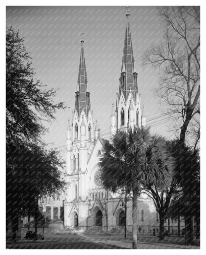 Savannah, GA 1815 Davenport Building Vintage Photo