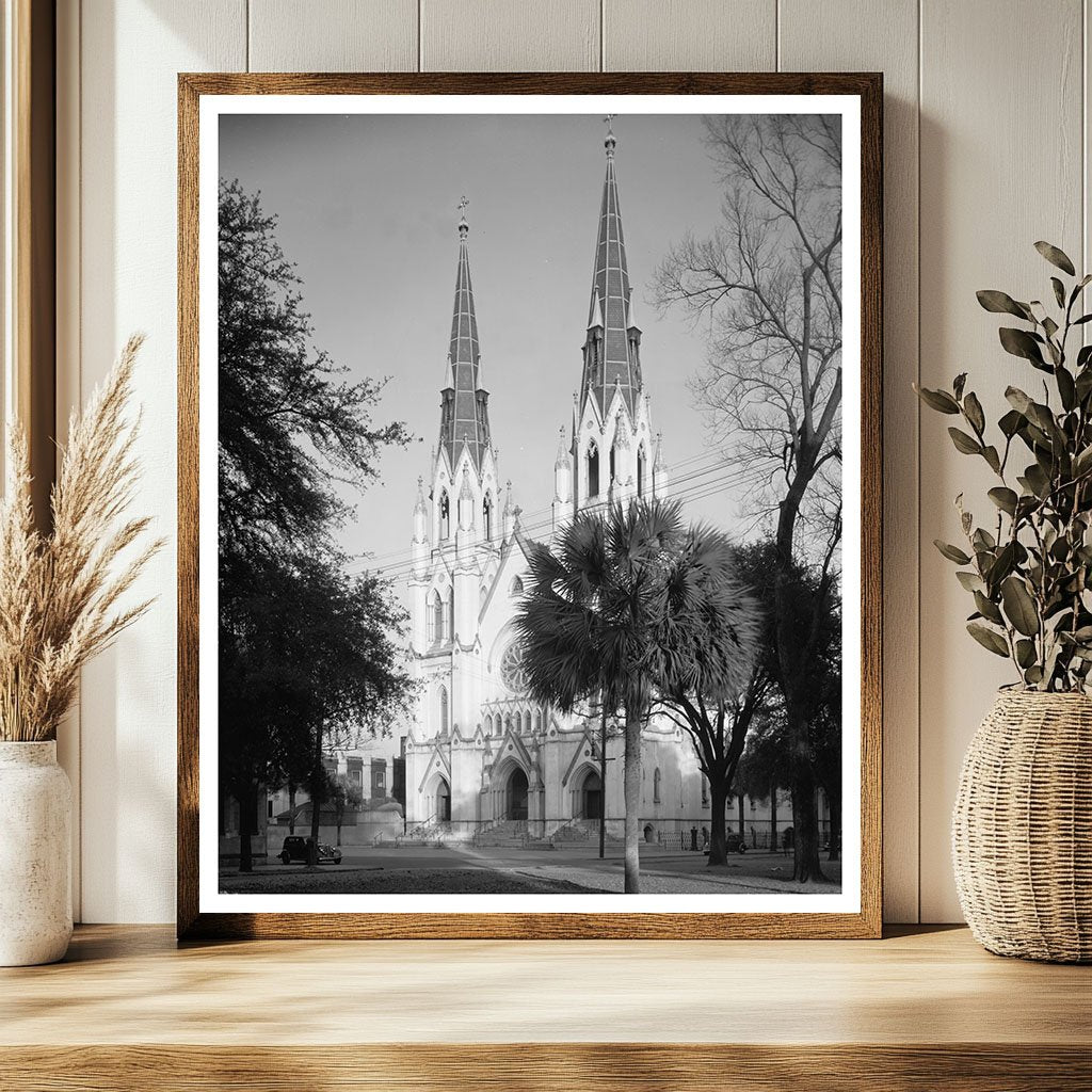 Savannah, GA 1815 Davenport Building Vintage Photo