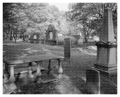 Colonial Park Cemetery, Savannah GA, 19th Century Monuments