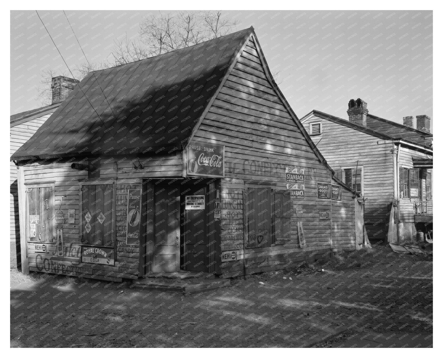 Yamacraw Village Row Houses, Savannah GA 1850 Photo