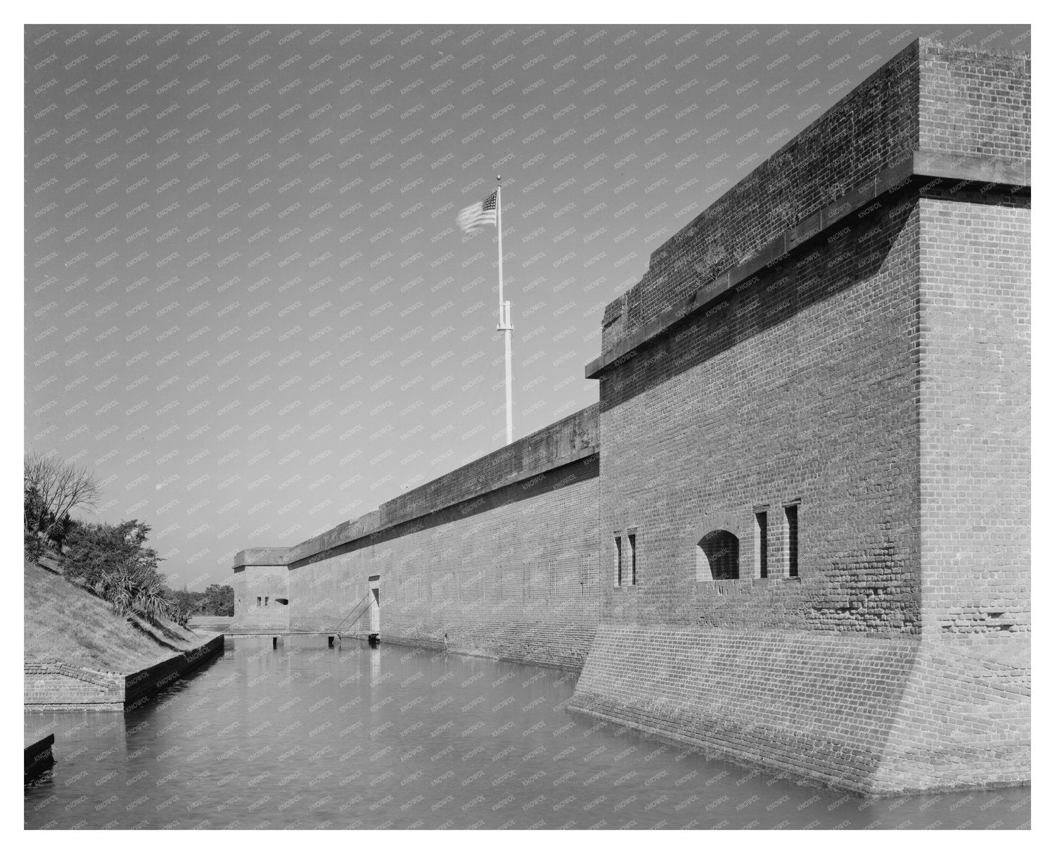 Historic Fortification on Cockspur Island, Savannah 1828-185