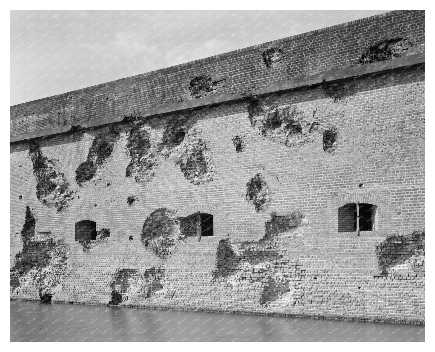Historic Building Photo, Cockspur Island, Savannah, GA 1828-