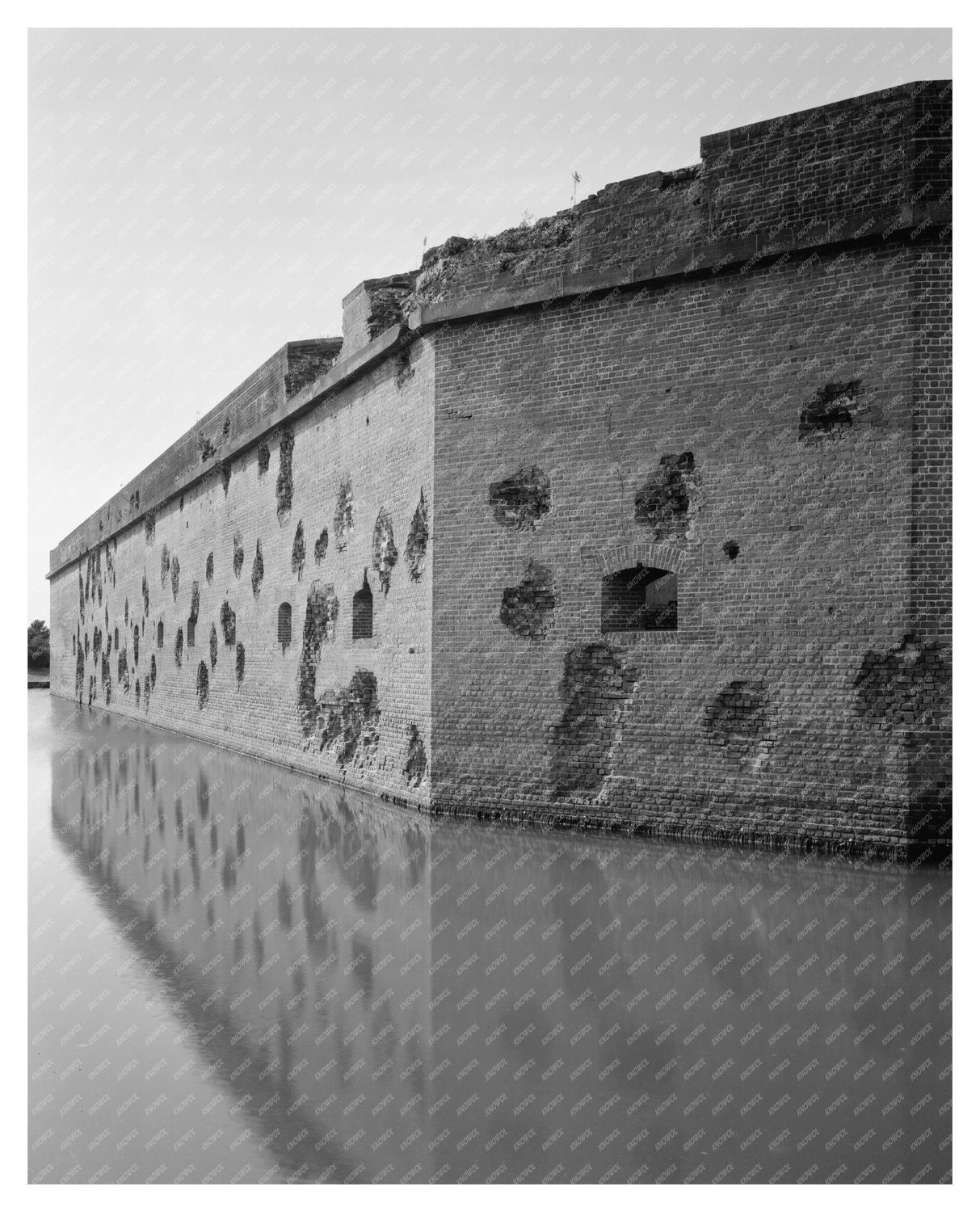 Cockspur Island, Savannah GA Vintage Photo, 1828-1850