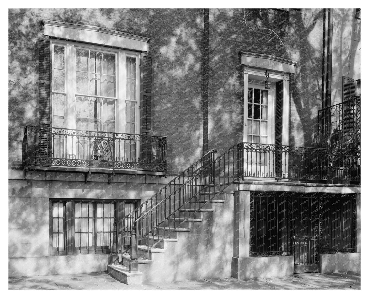 Savannah Home of Mrs. John B. Seymour, Georgia 1840
