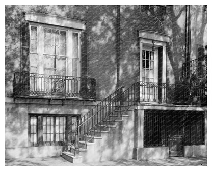 Savannah Home of Mrs. John B. Seymour, Georgia 1840