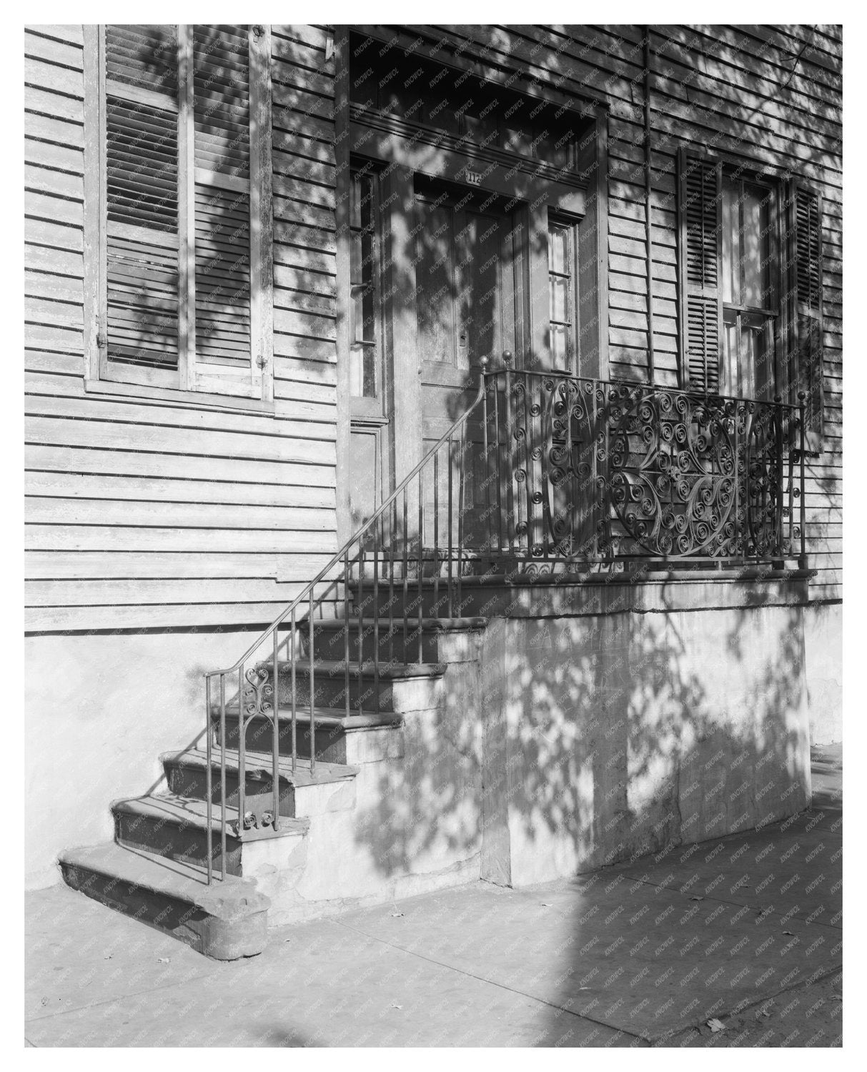 LePage House, Savannah GA, 1820s Vintage Photograph