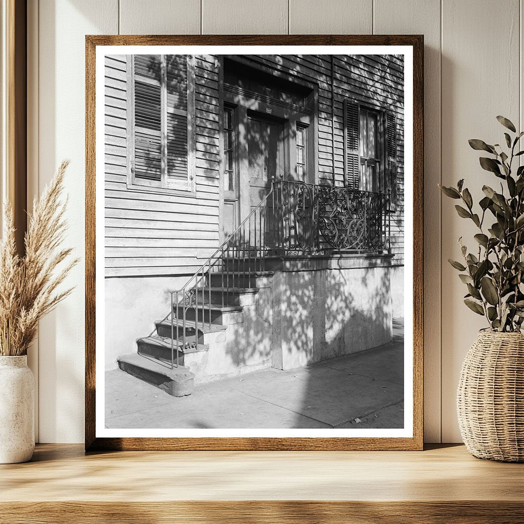 LePage House, Savannah GA, 1820s Vintage Photograph