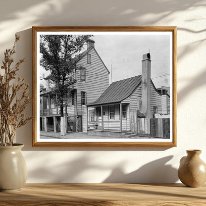 Savannah GA Vintage House Photo, 1770 Architecture