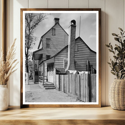 Savannah, Georgia 1770 Vintage Wooden House Photograph