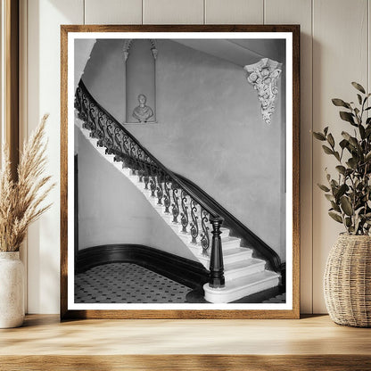 Historic Savannah Architecture Photo, Georgia 1953