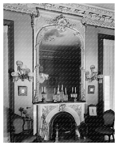 Early 20th Century Interior in Savannah, GA, 1850-1861