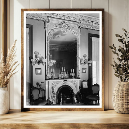 Early 20th Century Interior in Savannah, GA, 1850-1861