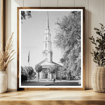 Savannah Church Architecture, Georgia 1891 Photo