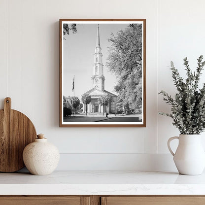 Savannah Church Architecture, Georgia 1891 Photo