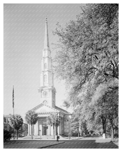 Savannah Church Photo, Georgia, 1891 Architecture History