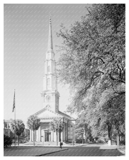 1891 Presbyterian Church Photo, Savannah, Georgia