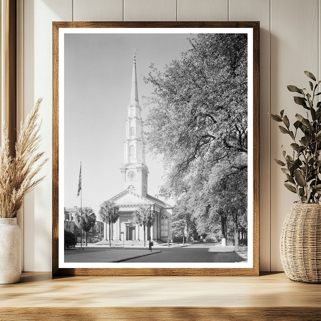 1891 Presbyterian Church Photo, Savannah, Georgia