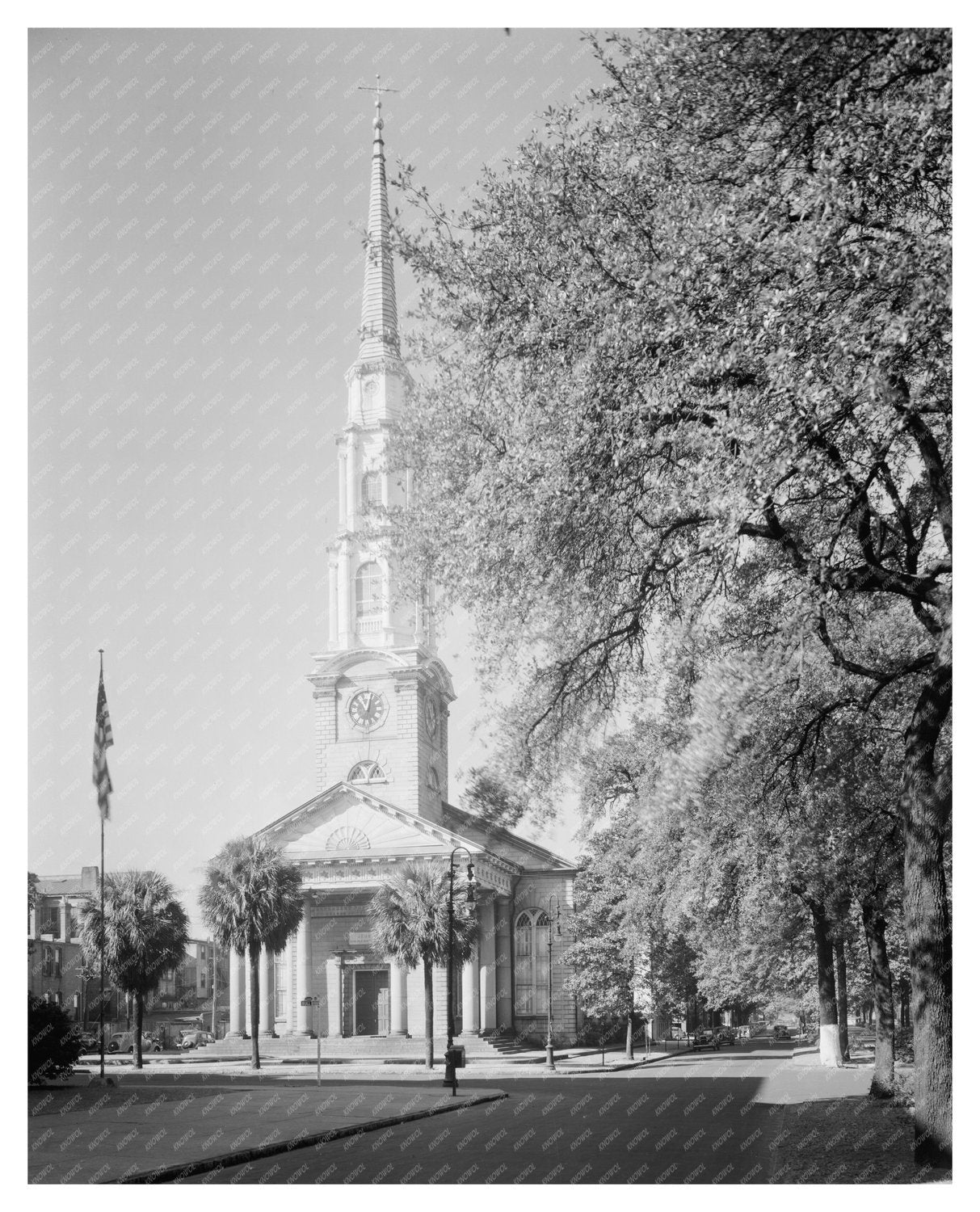 1891 Church Architecture in Savannah, Georgia