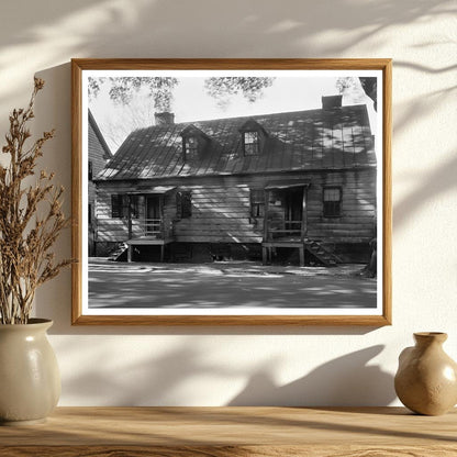 1850 Tenement House in Savannah, Georgia - Historical Photo