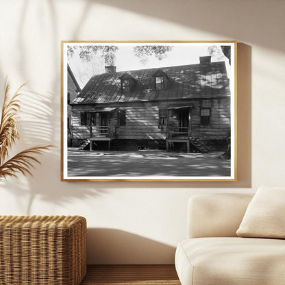 1850 Tenement House in Savannah, Georgia - Historical Photo