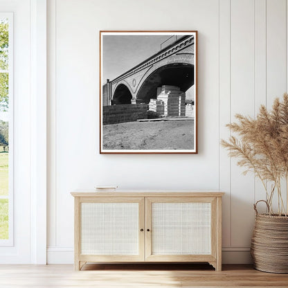 Savannah Railroad Bridge, Georgia, 1858 - Historic Photo