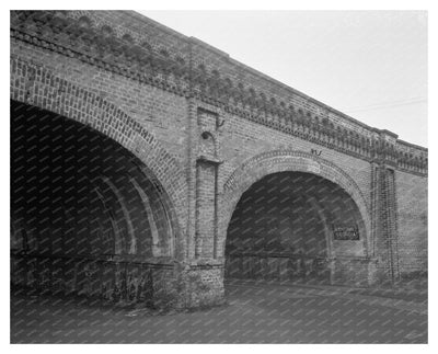 Railroad Bridge in Savannah, GA, 1848-1858