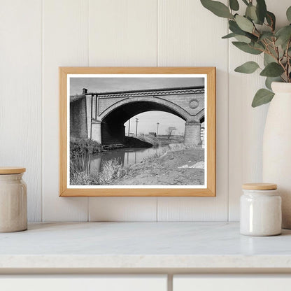 1848 Savannah Railroad Bridge Photo, Georgia History