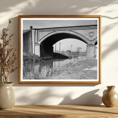 1848 Savannah Railroad Bridge Photo, Georgia History