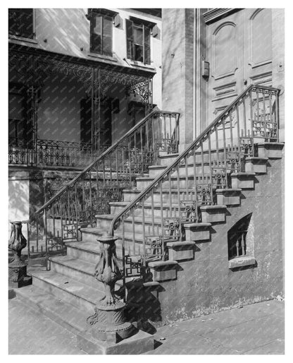 1853 Historic Building in Savannah, GA - Vintage Photo